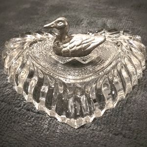 2" Small Pewter Duck Figurine